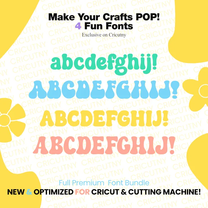 4 Cool Moms Club Font Bundle