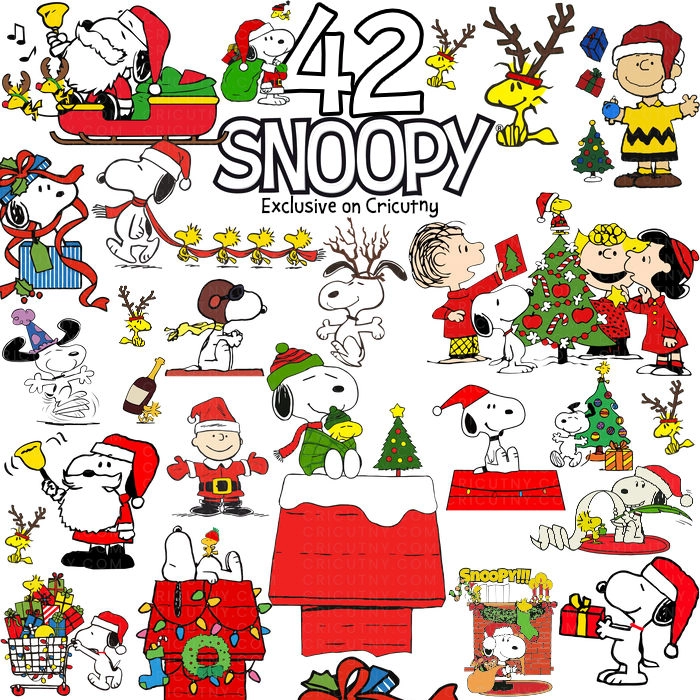 45 Christmas Snoopy Images