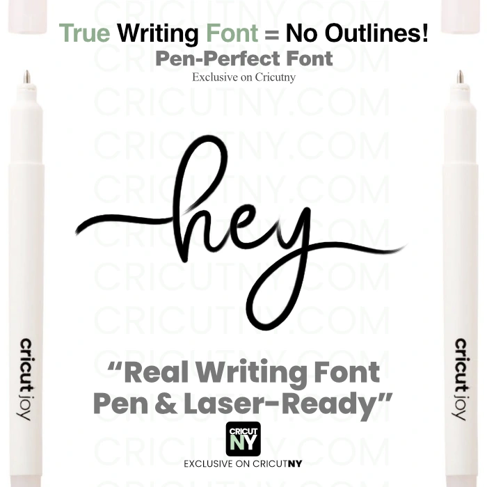 ✨ Cricut’s New BFF: Try This True Writing SVG Font (Pen-Perfect!)