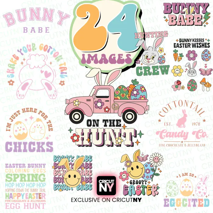 24 Easter bunny clipart