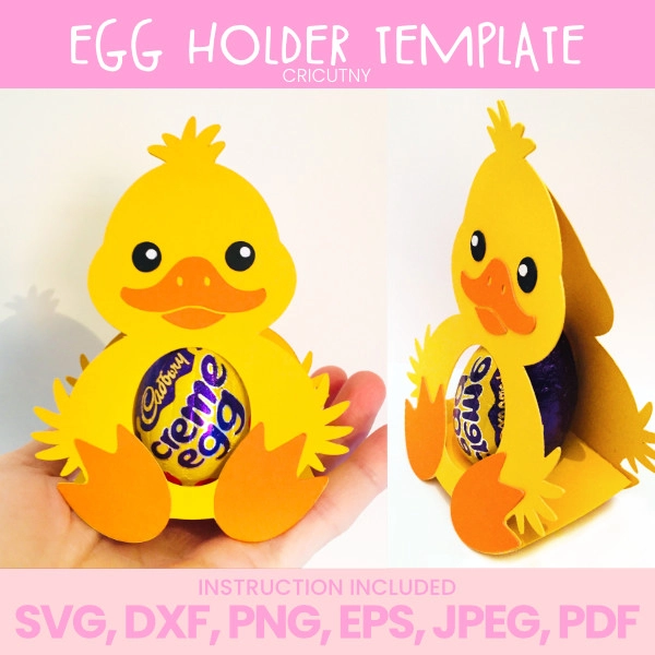 Easter egg holder template – The Duck