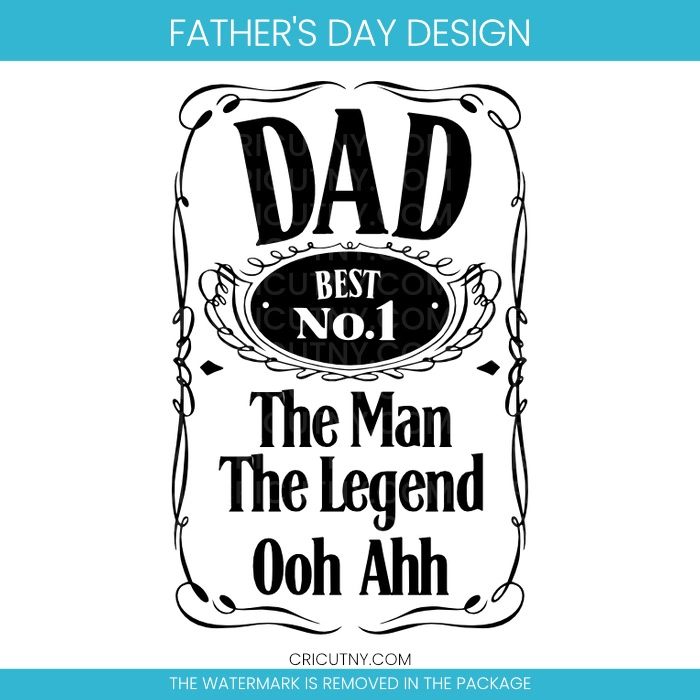 Father’s day projects [Jack daniels whiskey label]