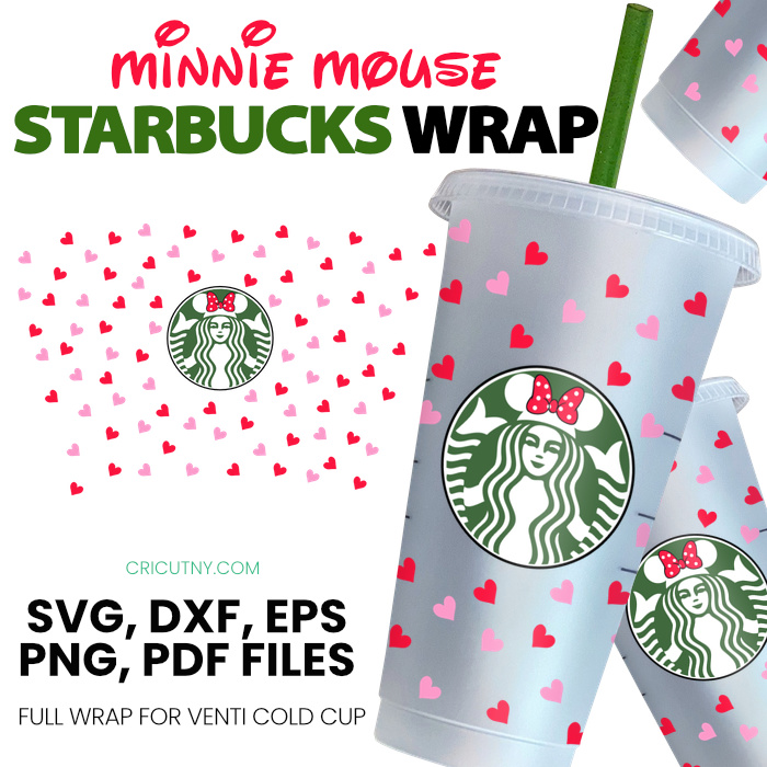 Disney Starbucks Wrap – Minnie Mouse Ribbon