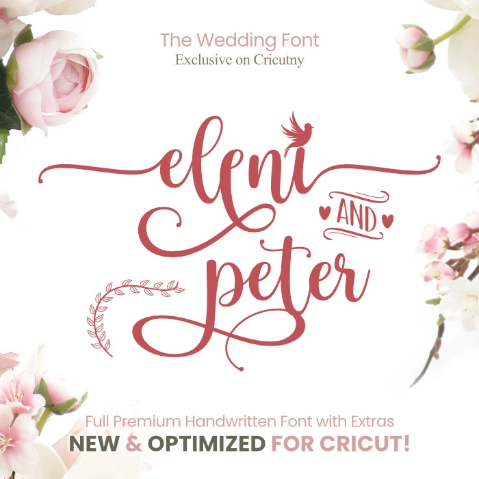 A Beautiful Wedding calligraphy font