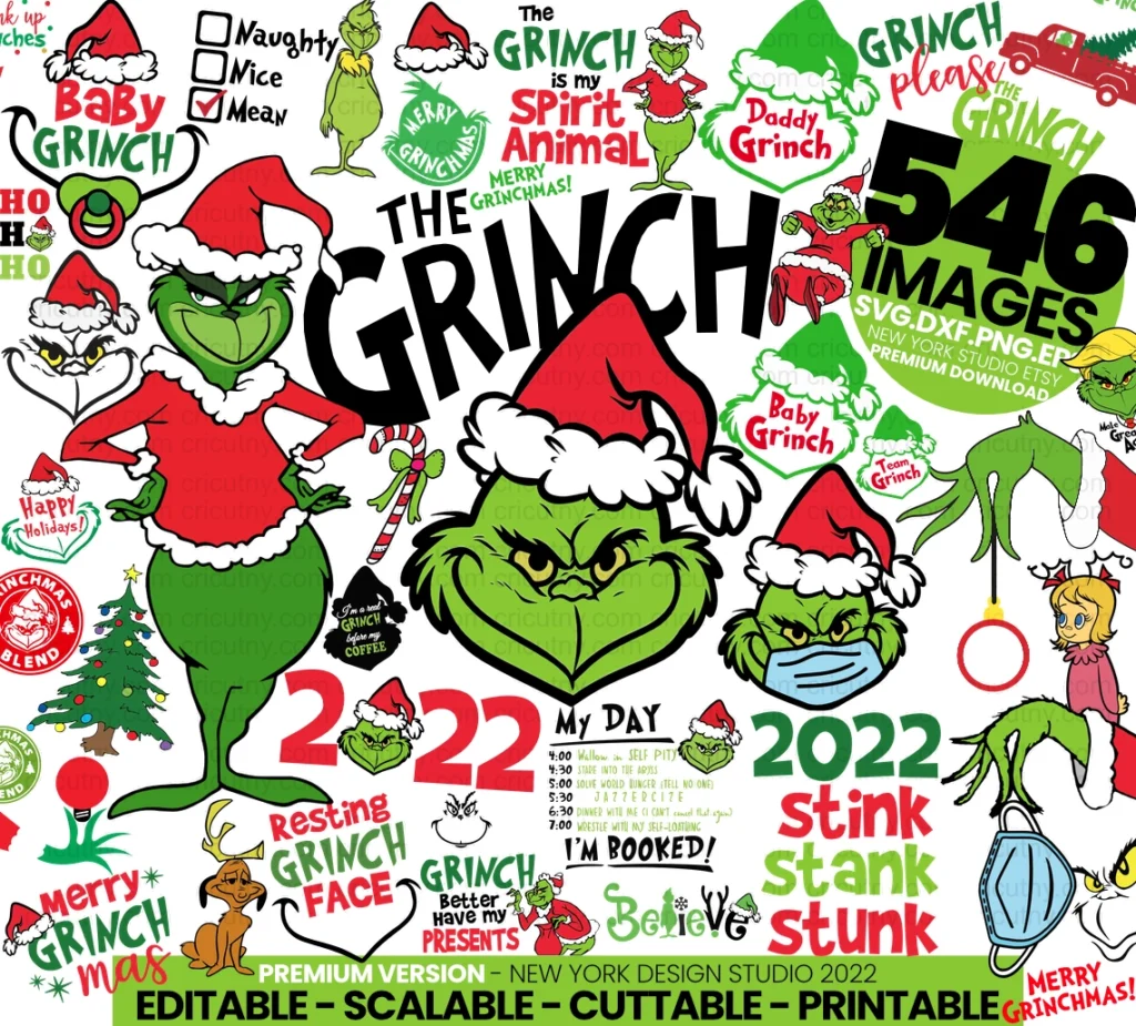 Grinch Christmas Images – Mega Bundle