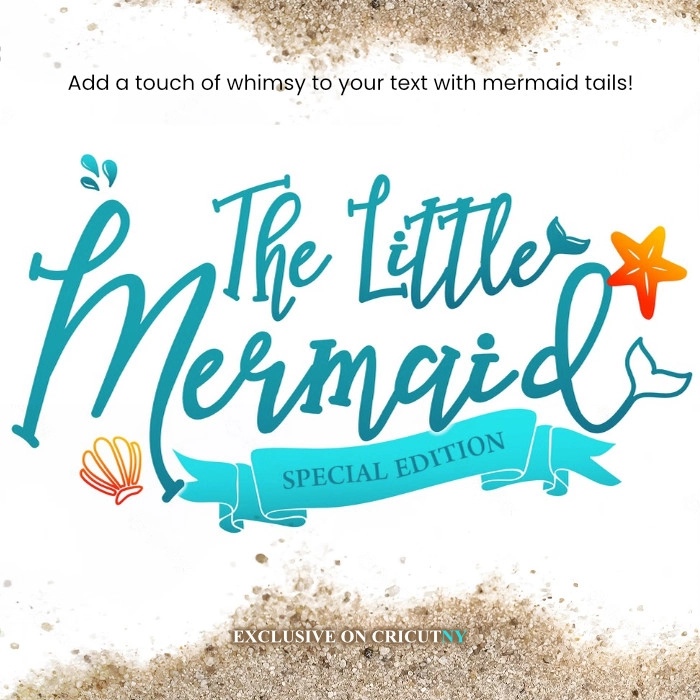 Mermaid font with tail